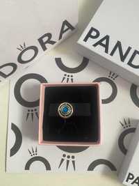 Srebrno niebieski charms na bransoletki typu Pandora Ster zawieszka