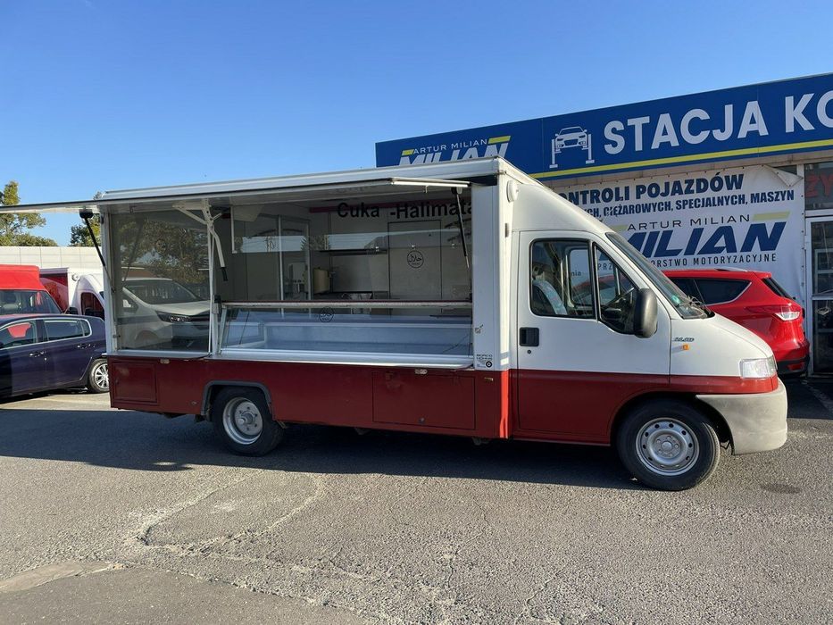 Fiat Ducato  Autosklep wędlin Gastronomiczna food truck foodtruck W-zasil DMC 3500