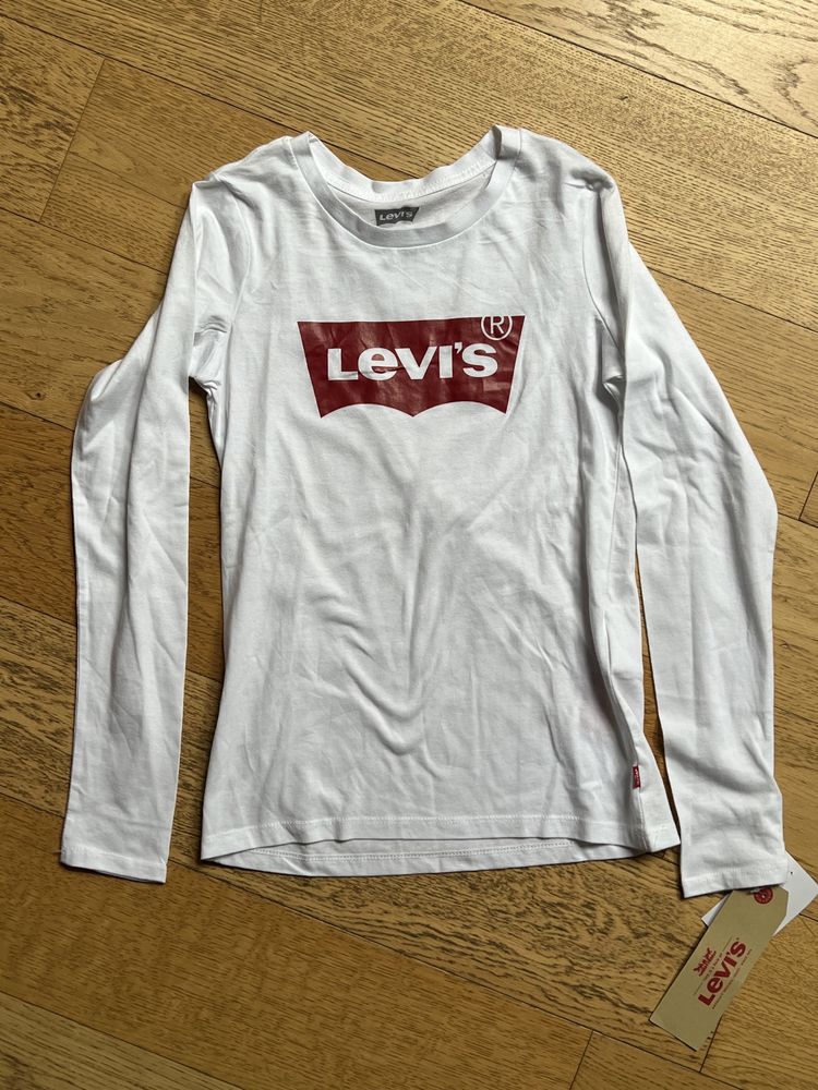 Levi’s nowa koszulka biała dla dziewczynki chłopca 140 na prezent