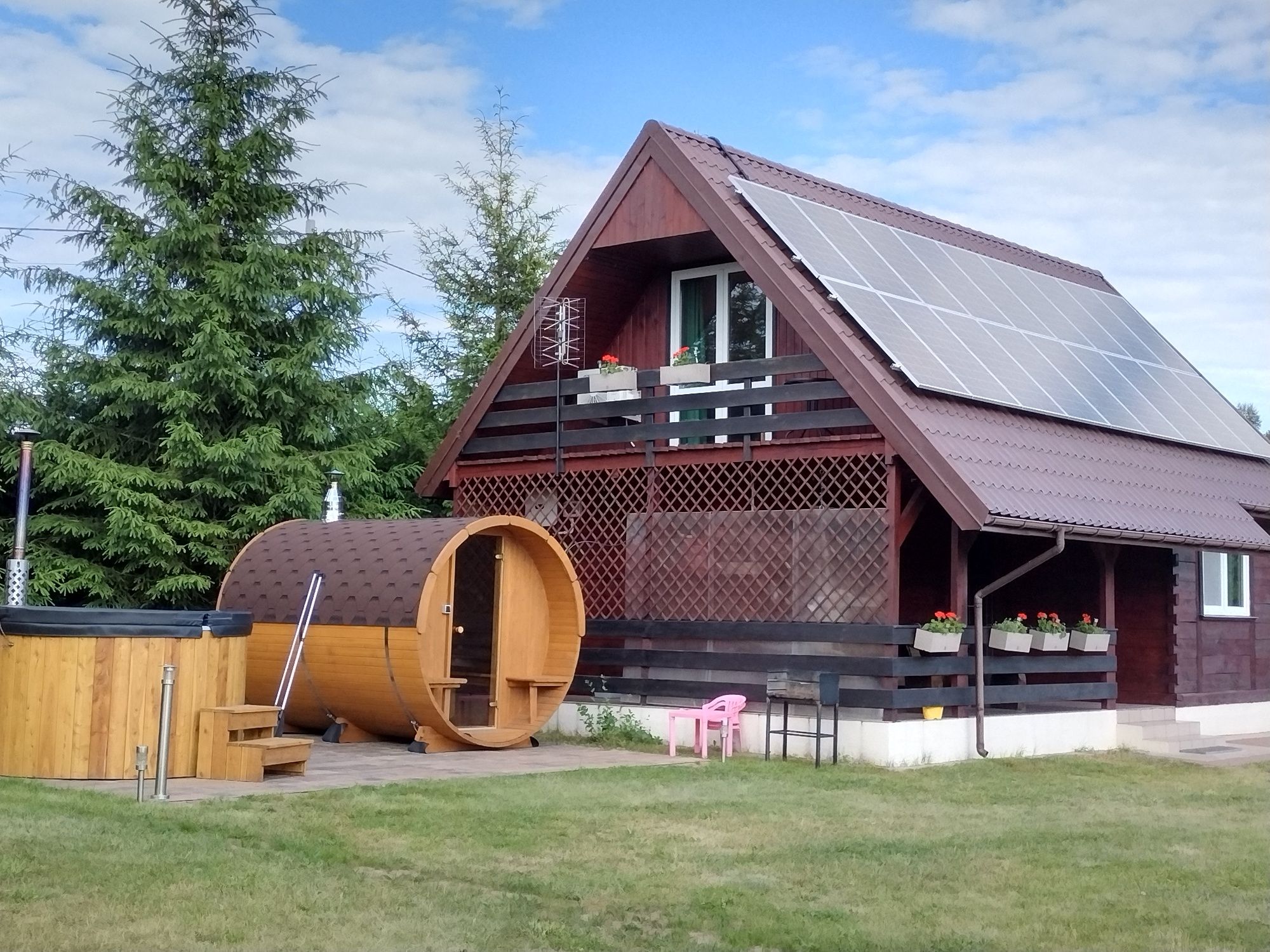 Dom Mazury sauna bania kawalerski panieński wolne terminy maj czerwiec