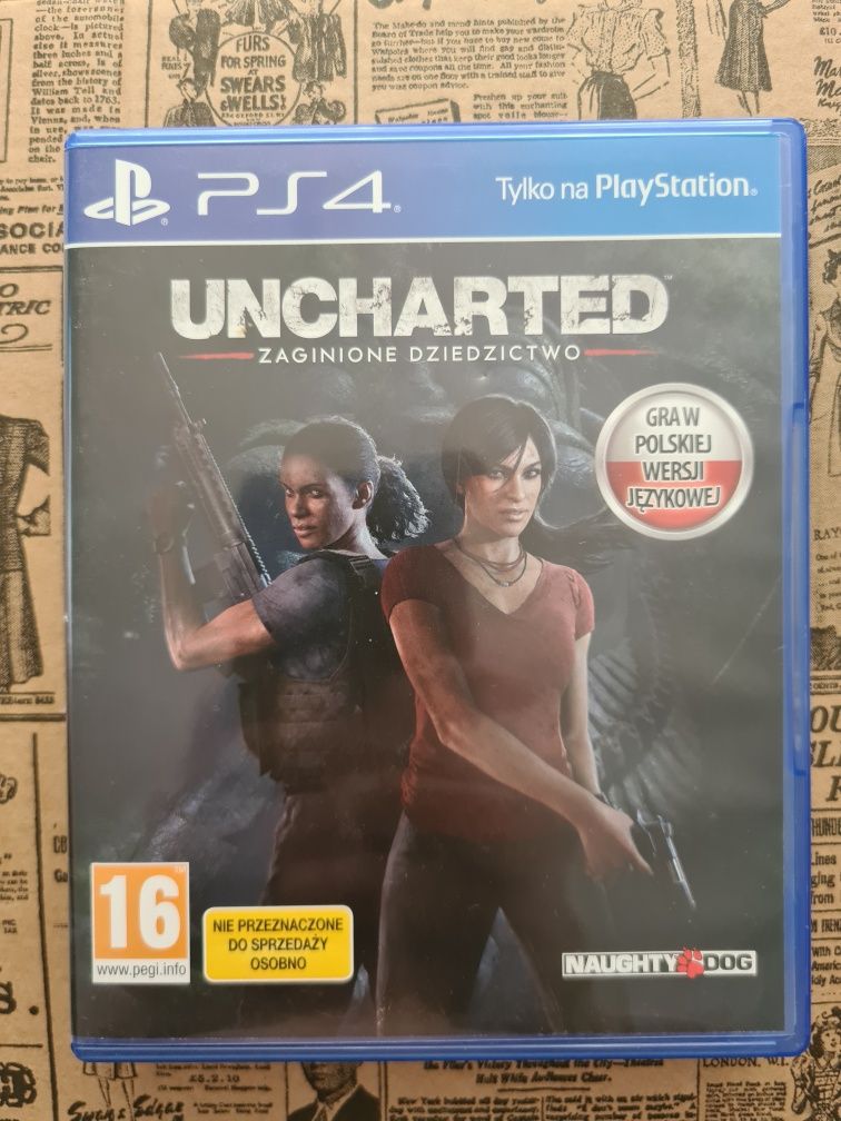 Gra Uncharted Zaginione dziedzictwo PS4/PS5