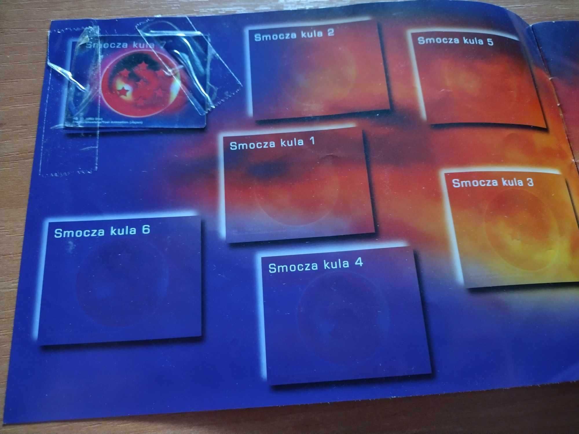 Dragon Ball Z - album na naklejki, zawiera pojedyncze naklejki