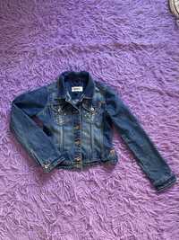 Kurtka katana jeansowa dziewczęca Mexx 122 - 128 ćwieki