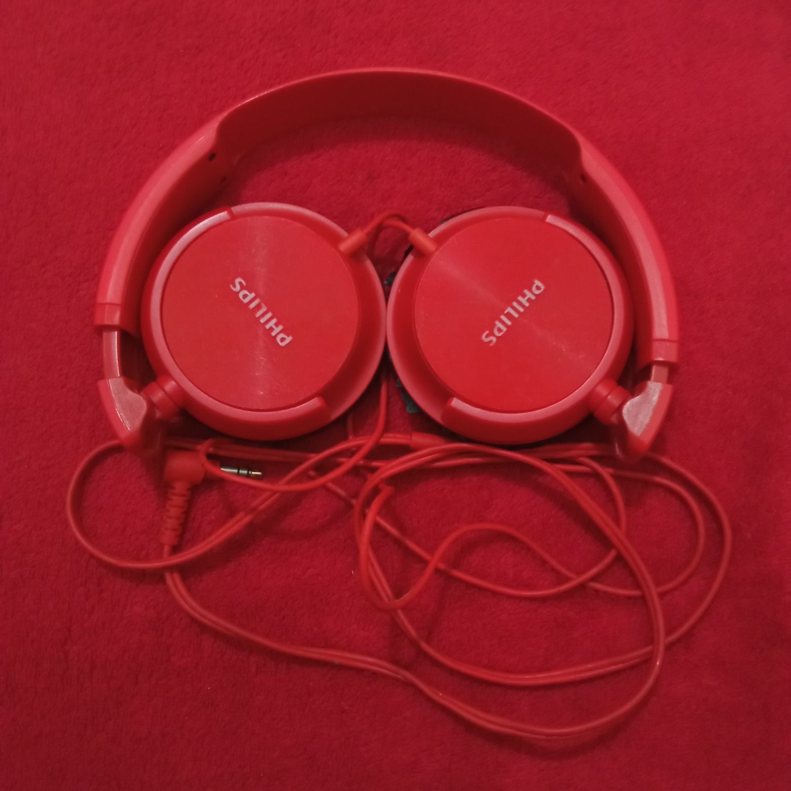 Червоні навушники PHILIPS SHL3060 Red