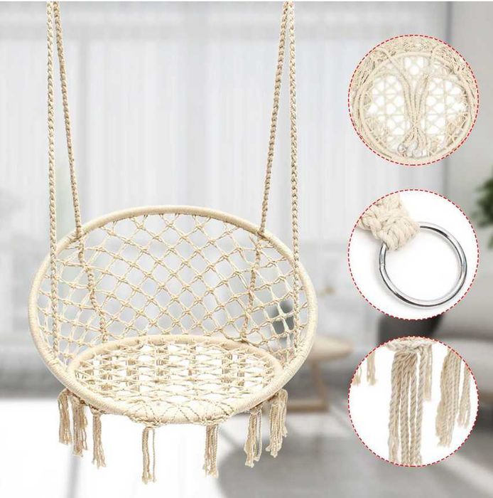 Fotel Wiszący Ogrodowy Goliat