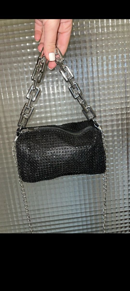 Hit Torebka blink blink crossbody cekinowa srebrna złota czarna
