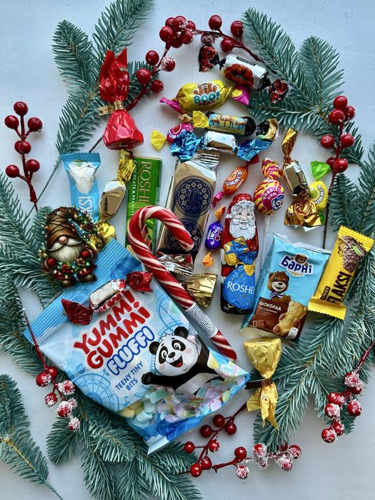 Подарунковий набір «Хатинка» на день св. Миколая, Різдво і Новий рік