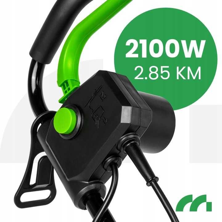 KOSIARKA ELEKTRYCZNA 2100W Duży Kosz 30L Regulowana Niski Pobór Prądu