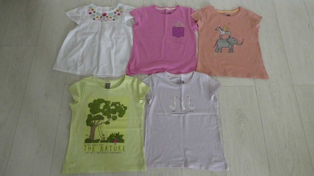 Ubranka dziewczęce rozmiar 128