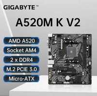 Комплект GIGABYTE A520M K V2 + Ryzen 5600 + 16GB DDR4 ADATA XPG RAM