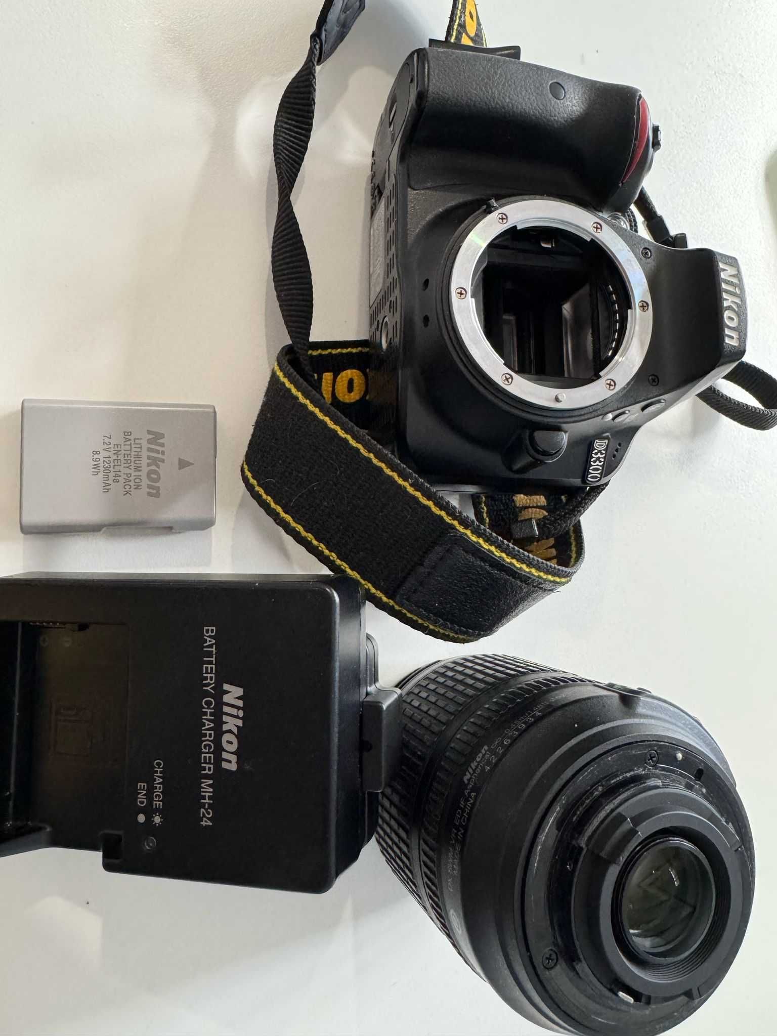 Camera Nikon d3300 + lente + carregador