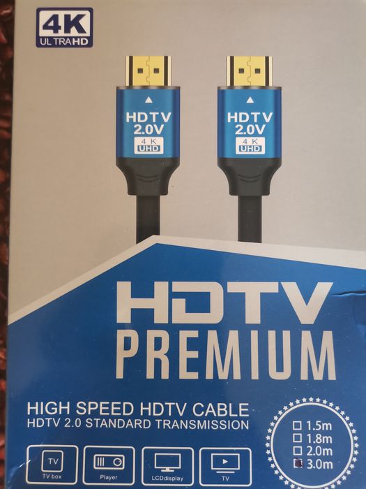 Кабель HDMI-HDMI (2.1V‼️2.0V) 8K 4K 2K 3D Ultra