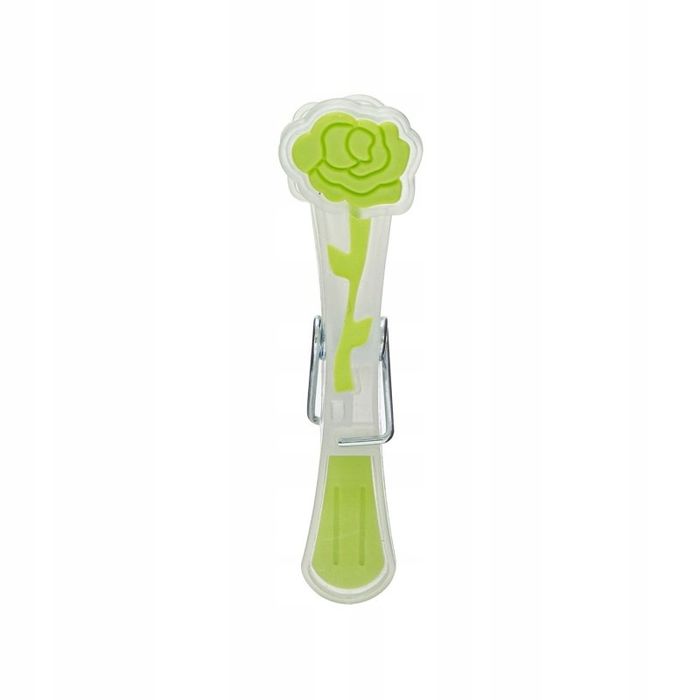 antypoślizgowe klamerki kwiatki + koszyczek spinacze do prania 18zt.