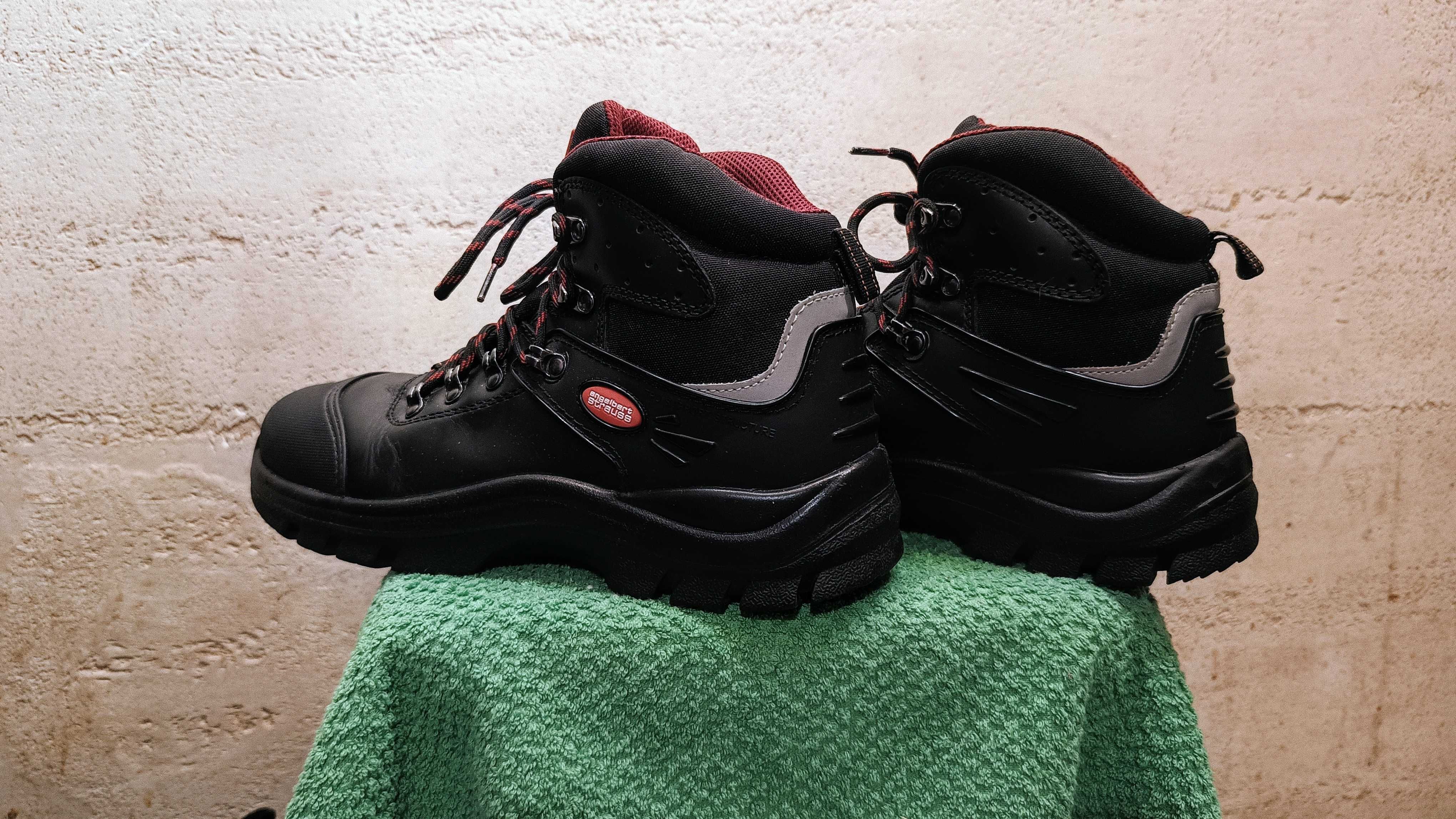 Buty robocze ENGELBERT STRAUSS DAVID S3 SRC r.44 skóra st.bardzo dobry