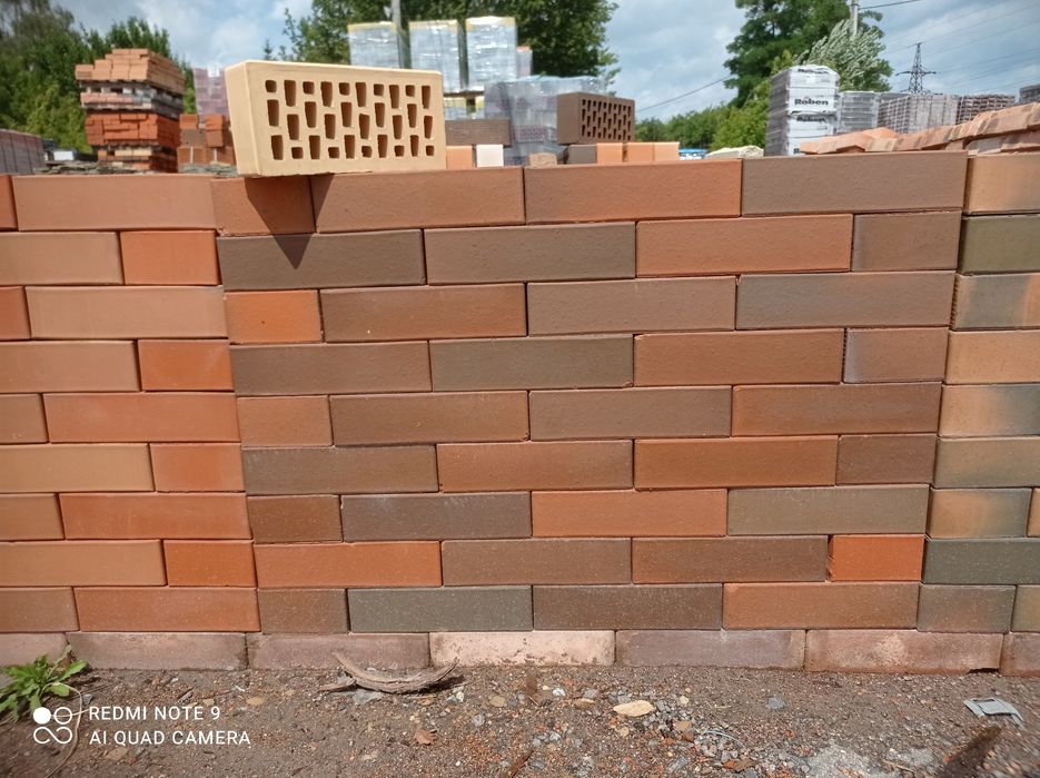 Цегла лицювальна Флеш Євро Графіт  Фасадна Клінкерна