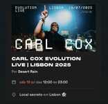 Vendo bilhete carl cox