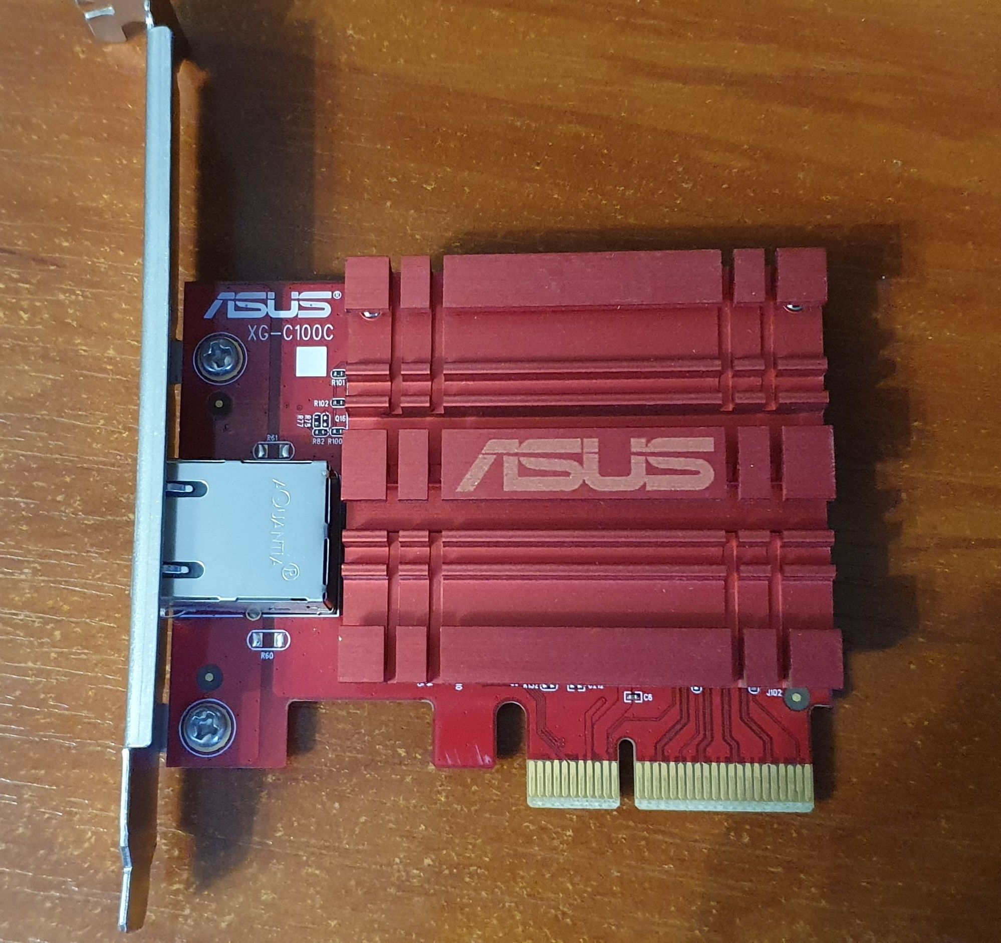 Сетевой адаптер Asus XG-C100C скорость до 10 Гбит/с*,