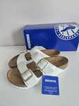 Birkenstock Arizona Patent White 39 40 regular fit lakierowane