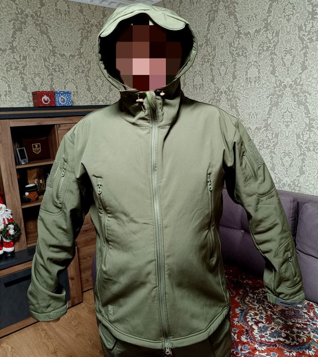 Костюм демісезонний софтше SoftShell олива куртка штани XL