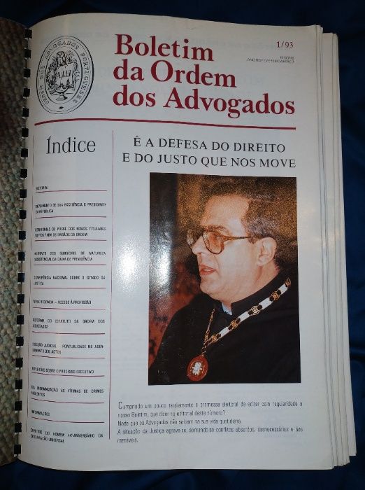 Boletim da Ordem dos Advogados - de 1982 a 1996 completos