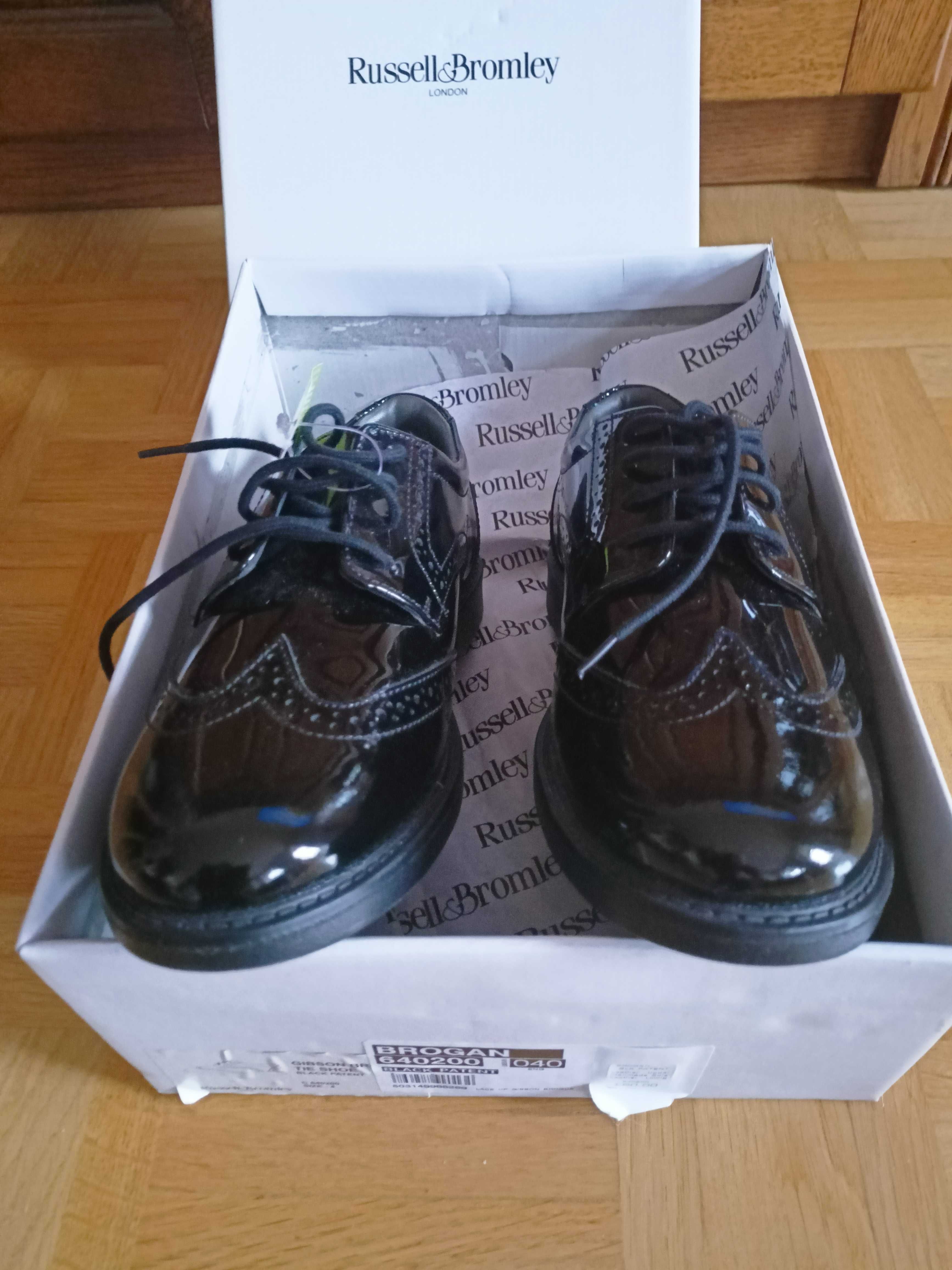 Nowe buty komunijne - lakierki, rozmiar 36,5