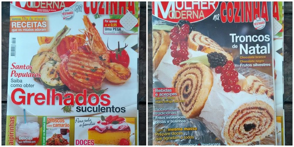 Conjunto de revistas com receitas (onze), Mulher moderna na cozinha