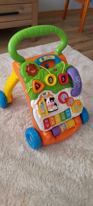 Pchacz Gawędziarz chodzik wózek dla dziecka VTech, nauka chodzenia
