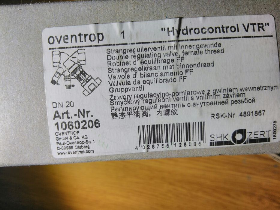 Zawór regulacyjno-pomiarowy owentrop