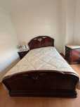 Cama de casal Mogno 140x190