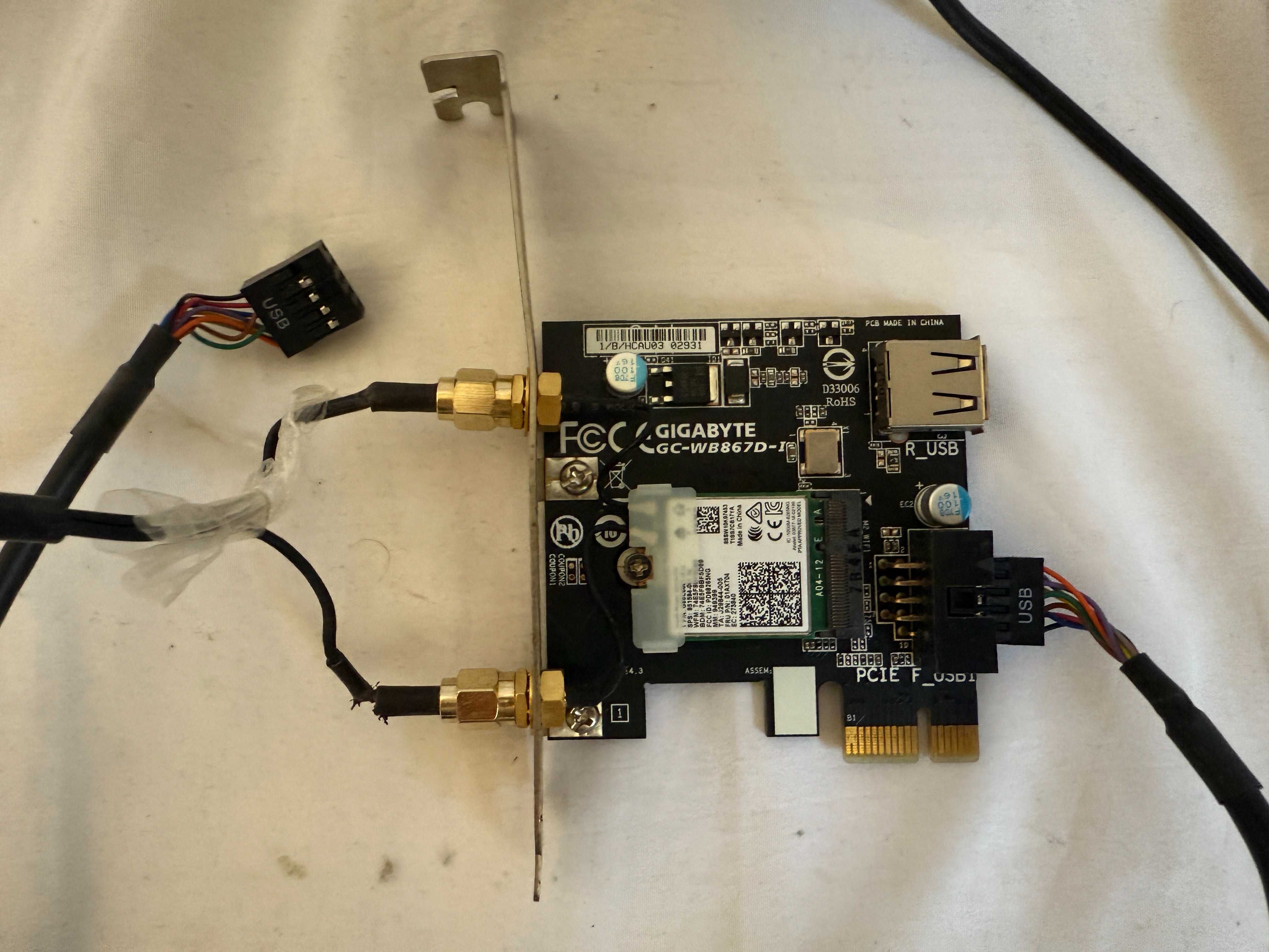 Karta sieciowa Gigabyte GC-WB867D-I WIFI Bluetooth