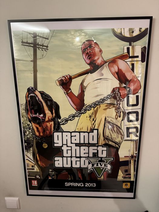 Poster GTA V Promocional Spring 2013 Franklin