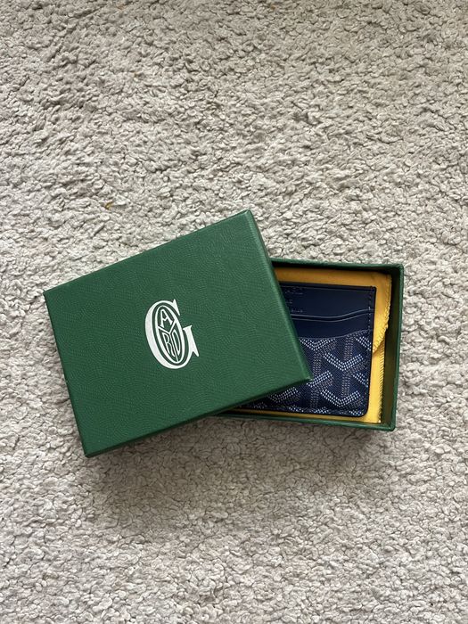 Carteita Goyard Azul Marinho