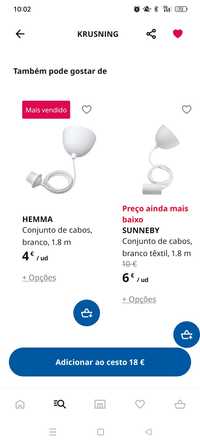 Candeeiro papel ikea