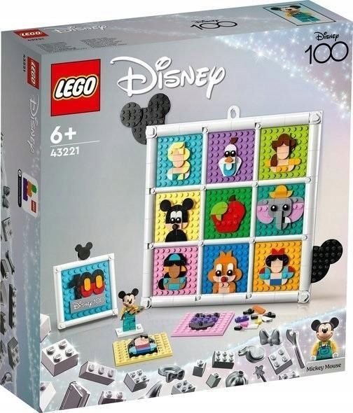 Lego Disney 43221, 100 Lat Animacji Disneya, Lego