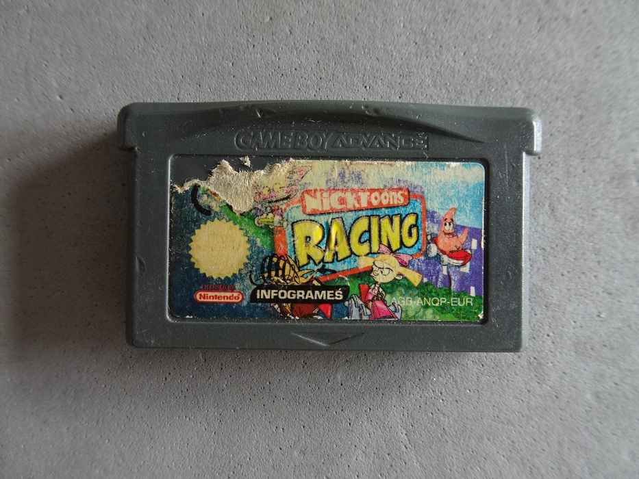 Jogos Game Boy Advance - Nicktoons Racing