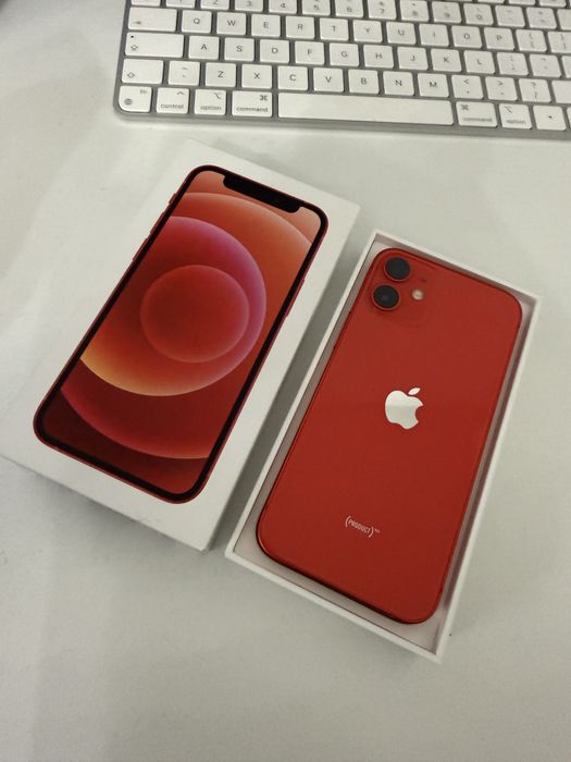 iPhone 12 mini 128gb Red Stan Idealny Oryg Bateria 94% od nowości