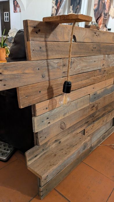 Cabeceira de cama vintage