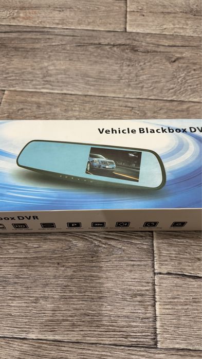 Зеркало видеорегистратор с задней камерой blackbox dvr 1080p