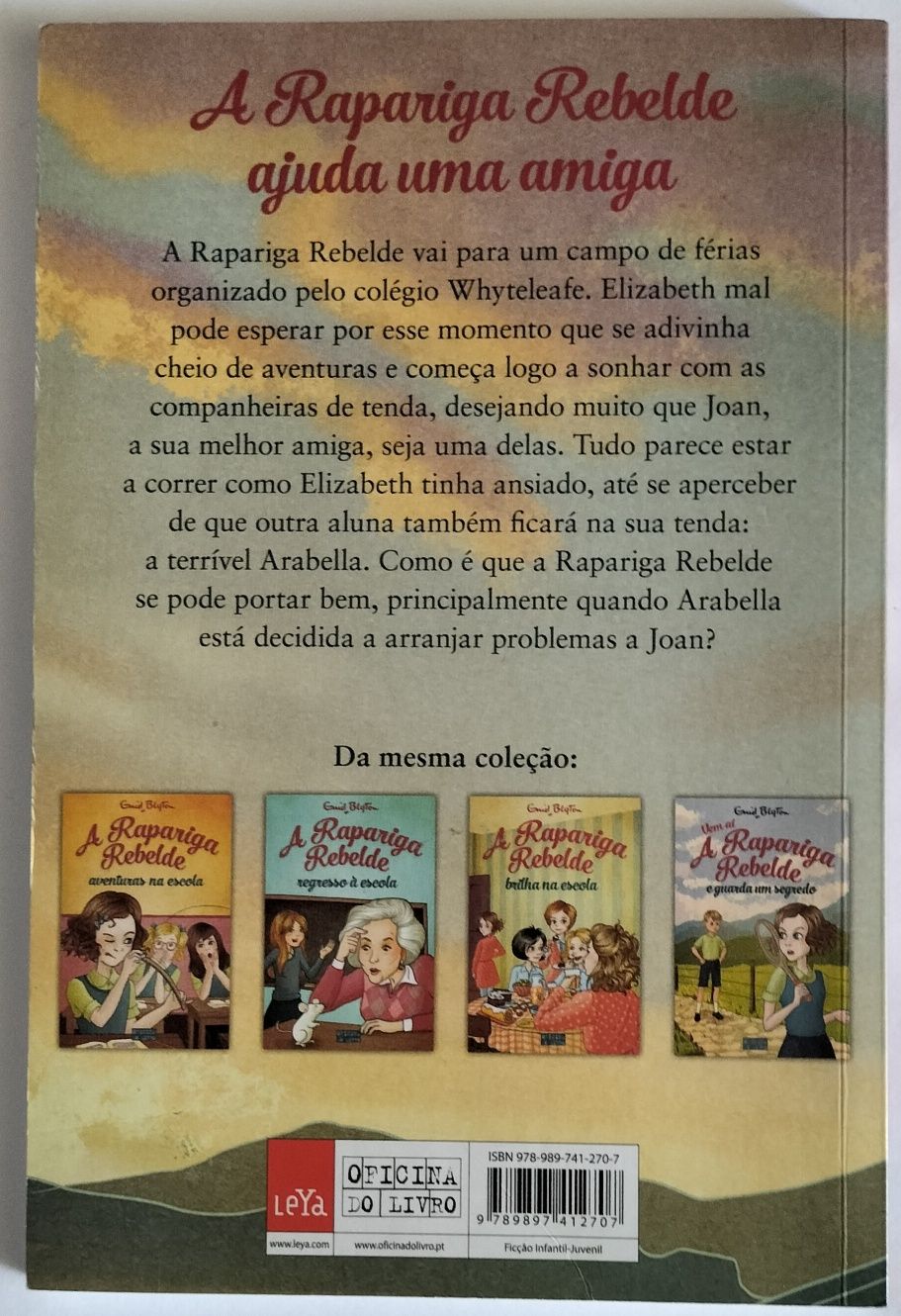 Livro A Rapariga Rebelde... ajuda uma amiga, Enid Bllyton