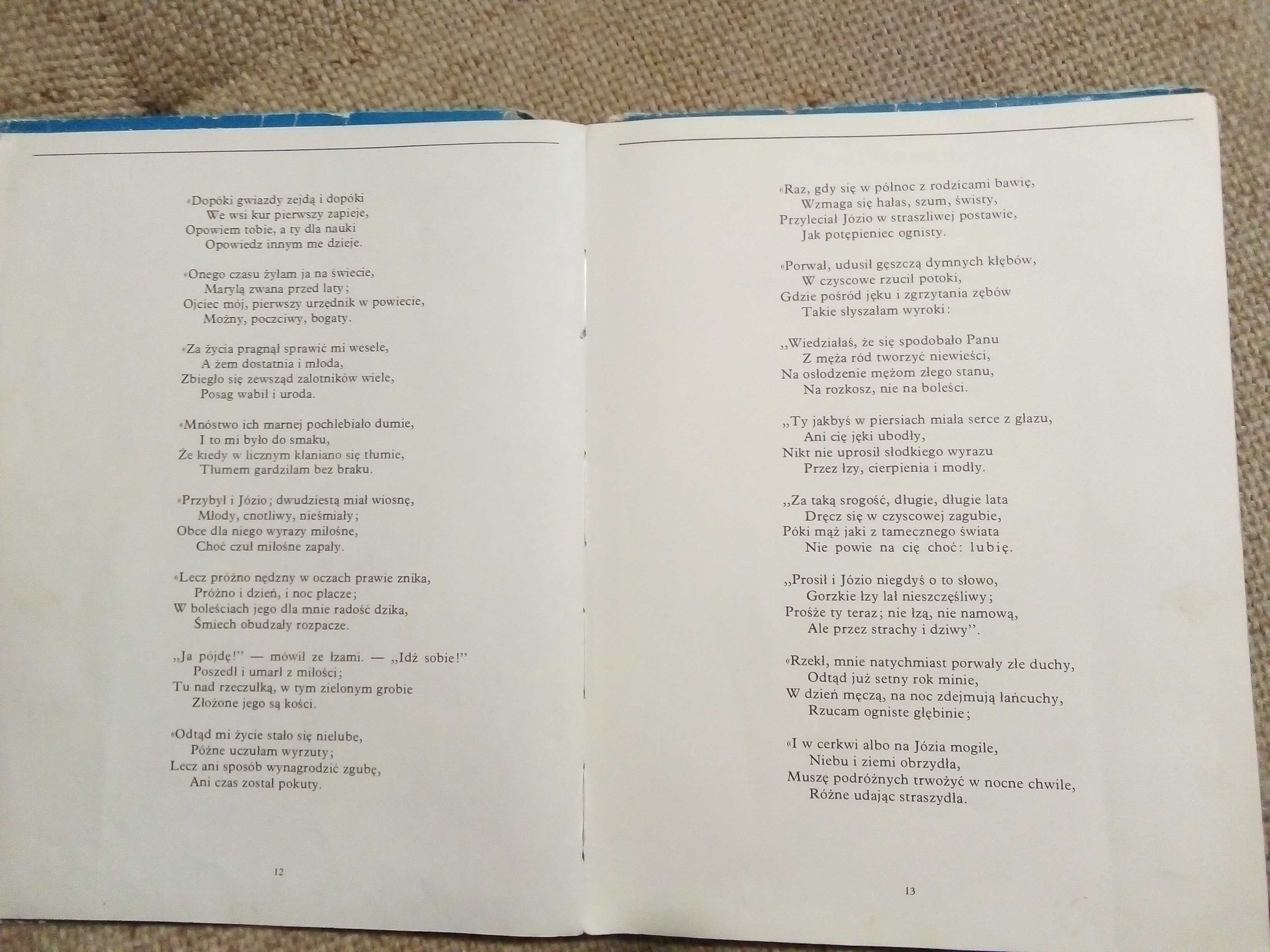 Ballady, bajki, wiersze - Adam Mickiewicz - wyd 1984r