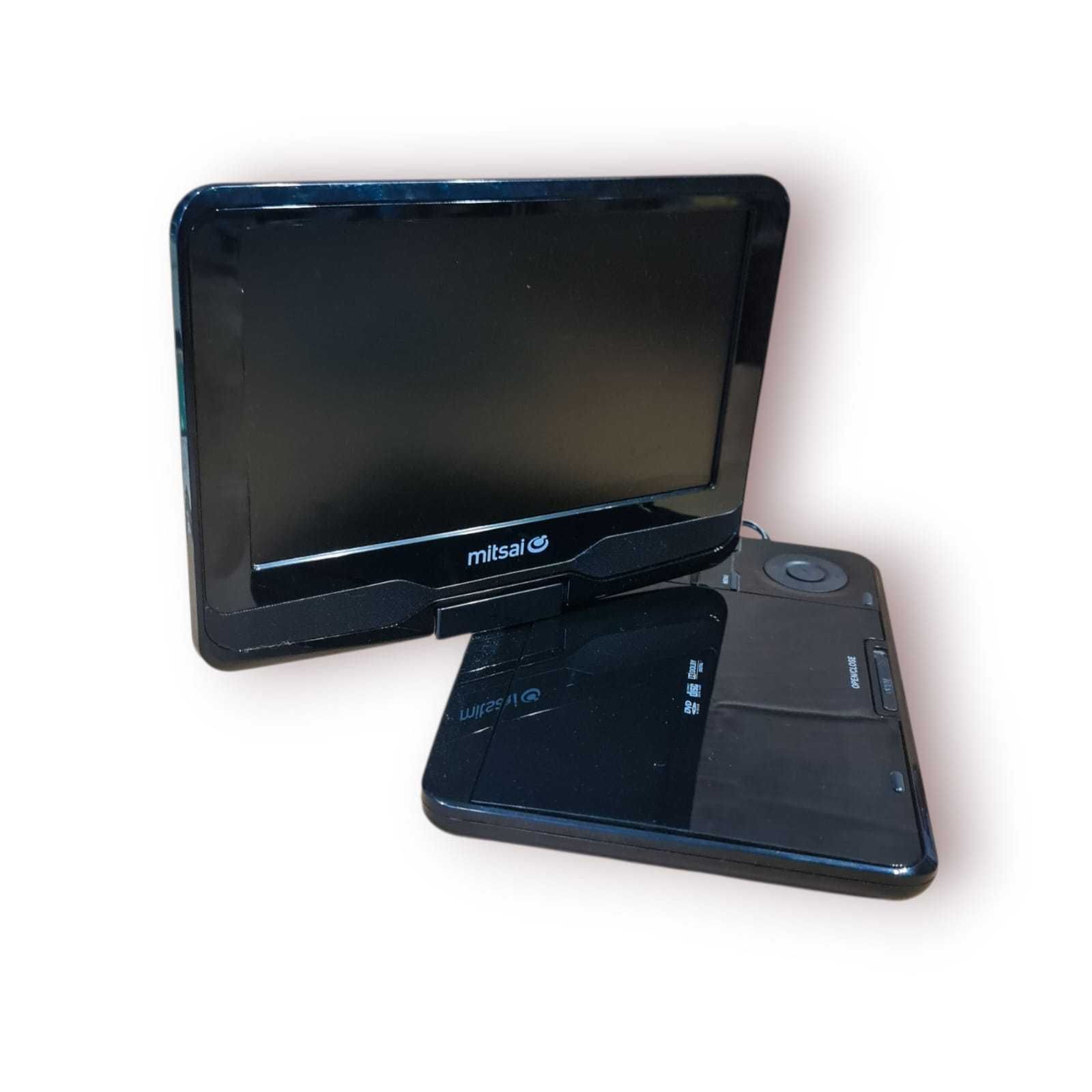 Leitor de DVD Portátil Mitsai DP9302 – Ecrã 9” com Carregador Original