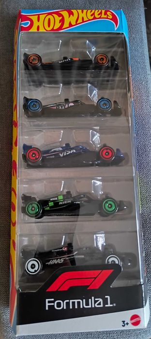 hot wheels 5 pak f1