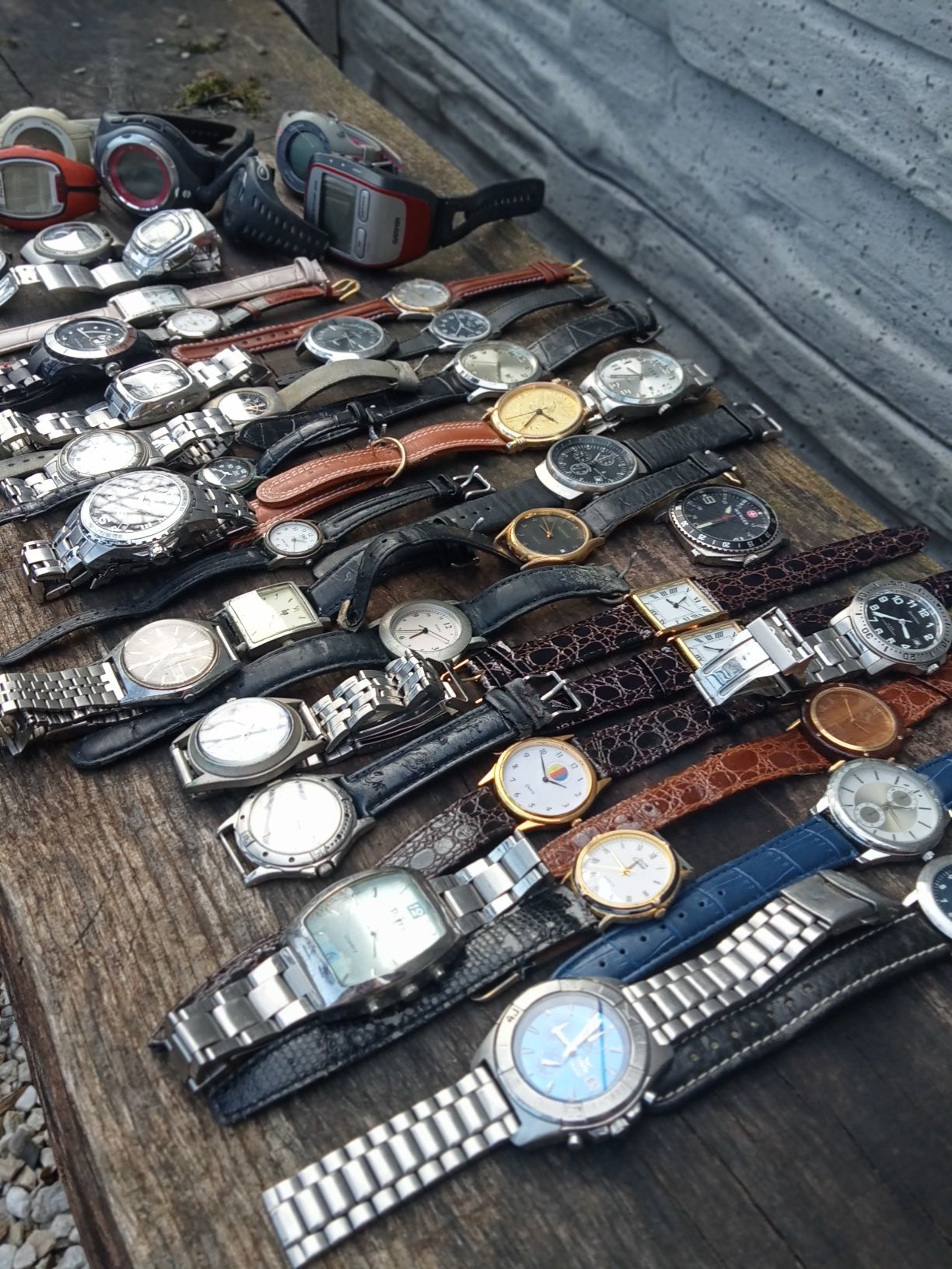 Zestaw/calosc vintage zegarki damskie męskie 43 szt różne marki wzory