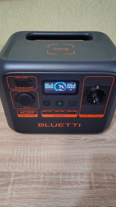 Зарядна станція Bluetti AC50P, 700 Вт, 504 Вт*год