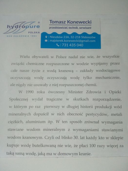 Urządzenie do oczyszczania wody pitnej cena z montażem !!!
