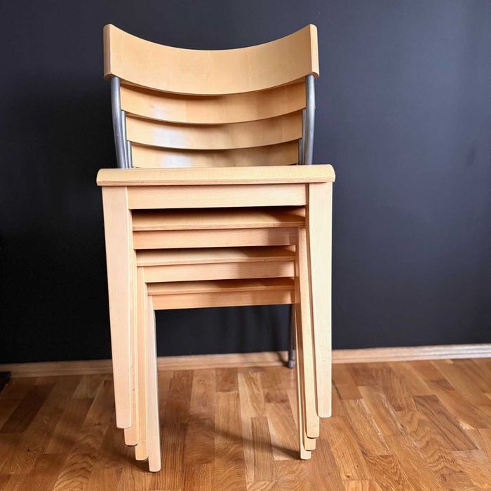 Nordisk ikea vintage krzesła retro