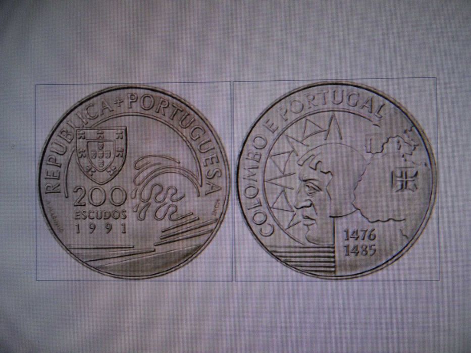Moedas Comemorativas Descobrimentos Terras Mares Tordesilhas América
