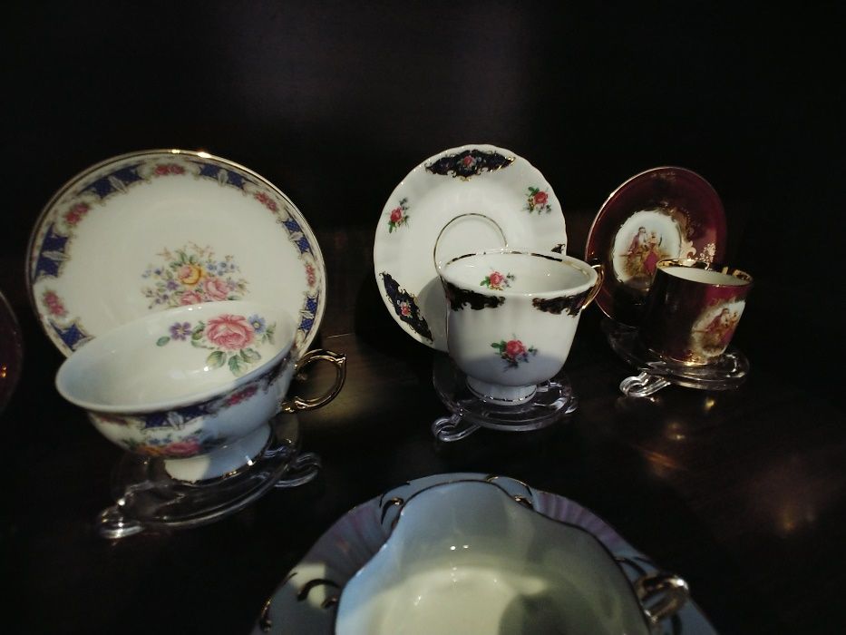 Chavenas decorativas porcelana novas