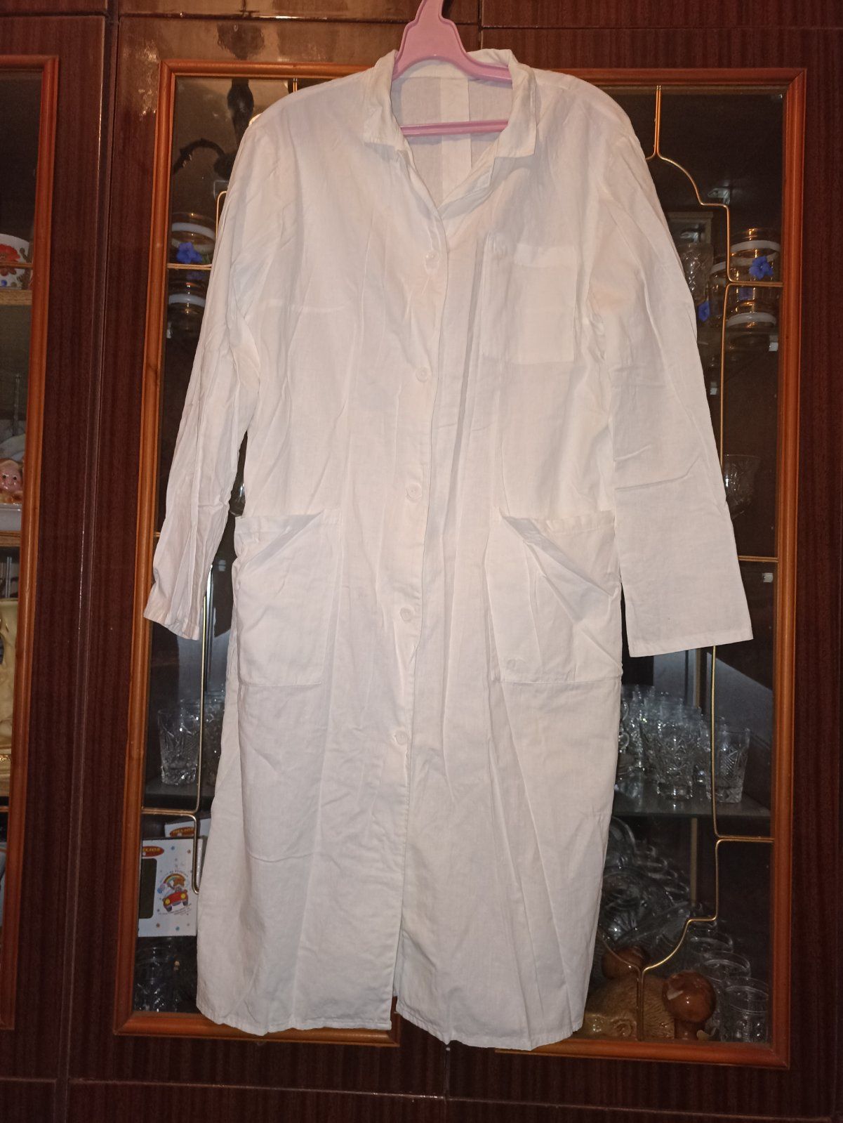 Білий халат робочий хб ситець 52 розмір