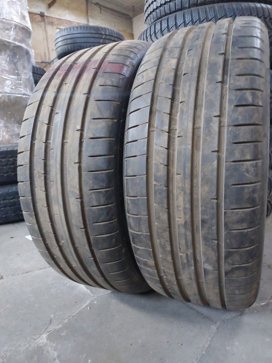 Шини 215/45 R17 пара літо Dunlop 7.65мм 2020 рік
